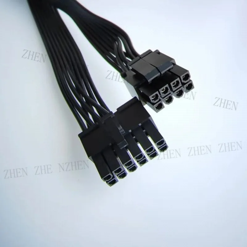 Y Y 12Pin to CPU 8Pin mainboard Power Supply Cable For Seasonic X Platinum P Series