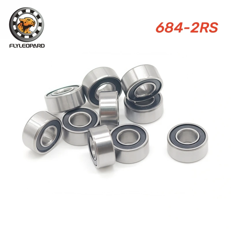 10pcs 683-2RS Bearing 3x7x3mm Chrome Steel 684 685 6800 6801 6802 6803 6804 6805 2RS Deep Groove Ball Bearings Rubber Sealed