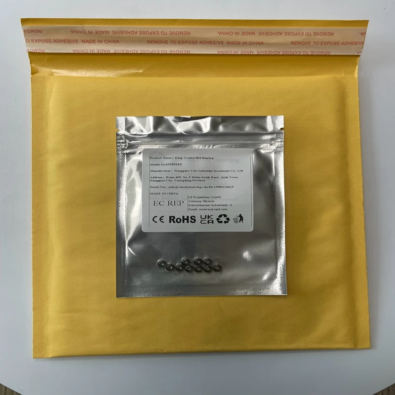 10PCS Stainless Steel MR52 MR62 MR63 MR74 MR83 MR84 MR85  MR95 MR104 MR105 MR115 MR117 MR126 MR128 MR137 MR148 ZZ Ball Bearings