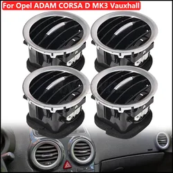 13417363 2201099 13365420 Car Interior Air Vent Grille For Opel Corsa D Adam Chrome Dashboard Air Air Conditioner Outlet 1/2/4X