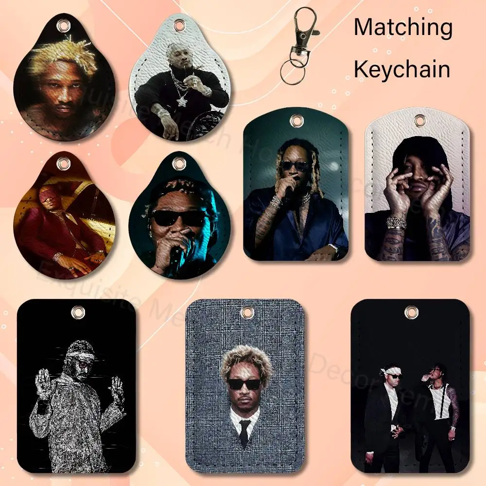 F-Futures-S The Real Me Card Holder Keychain Key Air Tag Ring Door Lock Access Protective Case For Security Gift