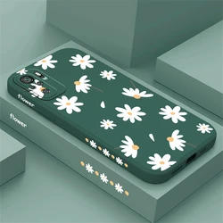 Phone Case For Xiaomi Redmi Note 10 11 12 13 Pro Max Plus 7 8 10S 11S Fashion Cute Daisies Soft Silicone Bumper Shockproof Cover