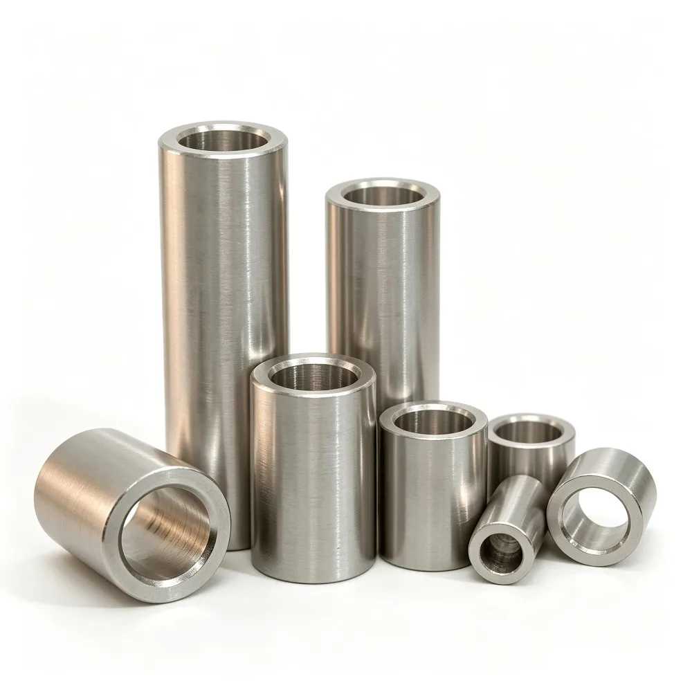 M9 304 Stainless Steel Unthreaded Standoff Spacer, Round Hollow Bushing Washer Sleeve OD10-20mm Length 2-50mm