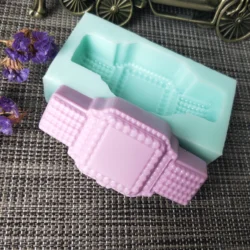 PRZY Watch Soap Silicone Soap Mold Handmade Watch Soap DIY Aroma Mould Soap Making Moulds Resin Clay Molds Silicone Rubber
