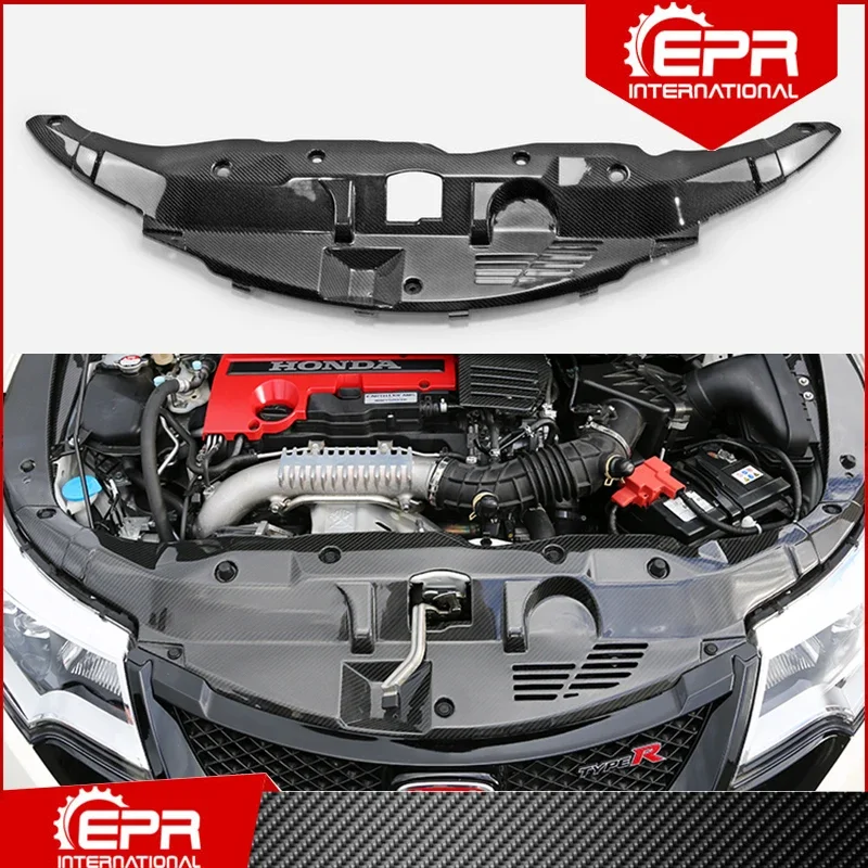 For Civic FK2 Type R 2012-2016 Carbon Fiber Cooling Panel Trim Body Kit Tuning Part For FK2 Carbon Water Box Insulation Cover