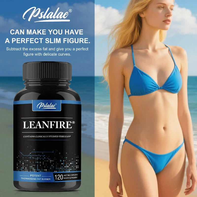 

LeanFire - Contains Green Tea To Burn Fat, Boost Metabolism, Increase Energy, Help Improve Sleep and Relaxation, Build Muscle