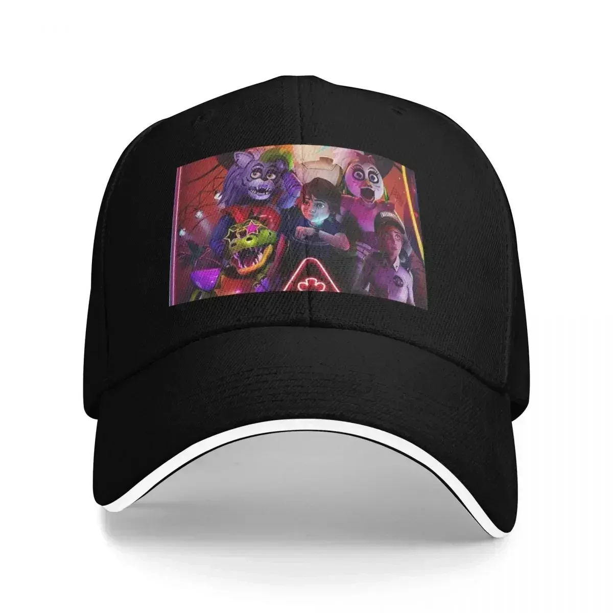 FNAF Movie Poster Baseball Cap Cute Trucker Hat Hat Beach Golf Women Men's
