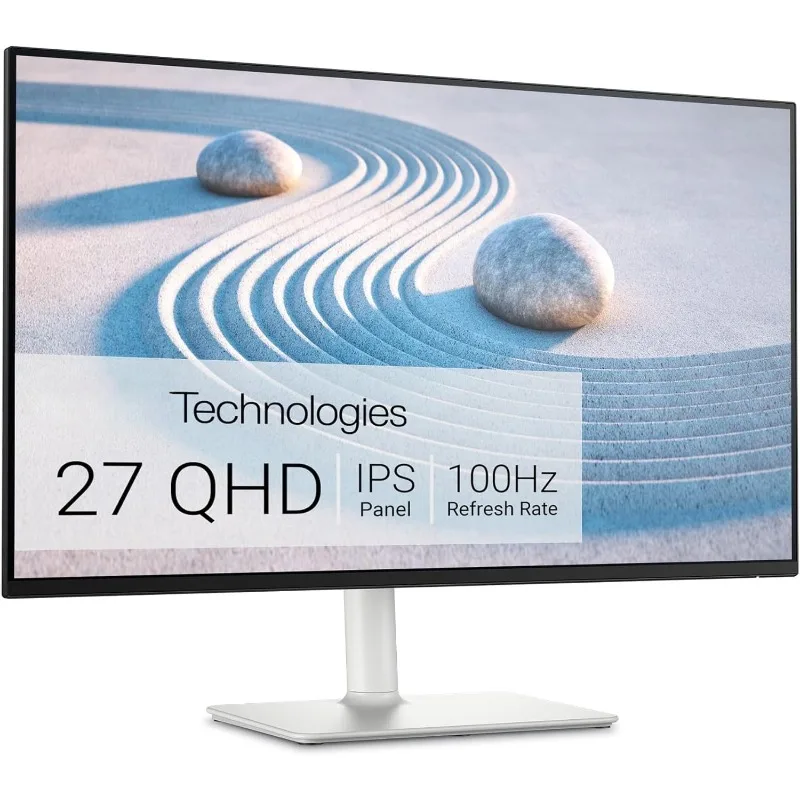 S2725DS Monitor - 27 Inch, QHD (2560x1440) Display, 100Hz refresh rate, 1500:1 contrast ratio, TÜV Rheinland Eye comfort 4 Star