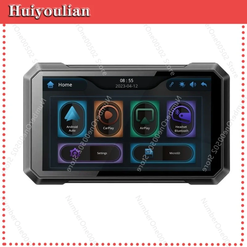 

7 inch Touch Screen Motorcycle Global Positioning System Navigation Wireless Screen Projection Mobile Pentium 4 Navigator