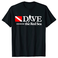 Dive Red Sea - Scuba Diver Down Flag - Diving in Egypt T-Shirt Animal Print Cute Clothes Graphic T Shirts Loose Fashion Summer