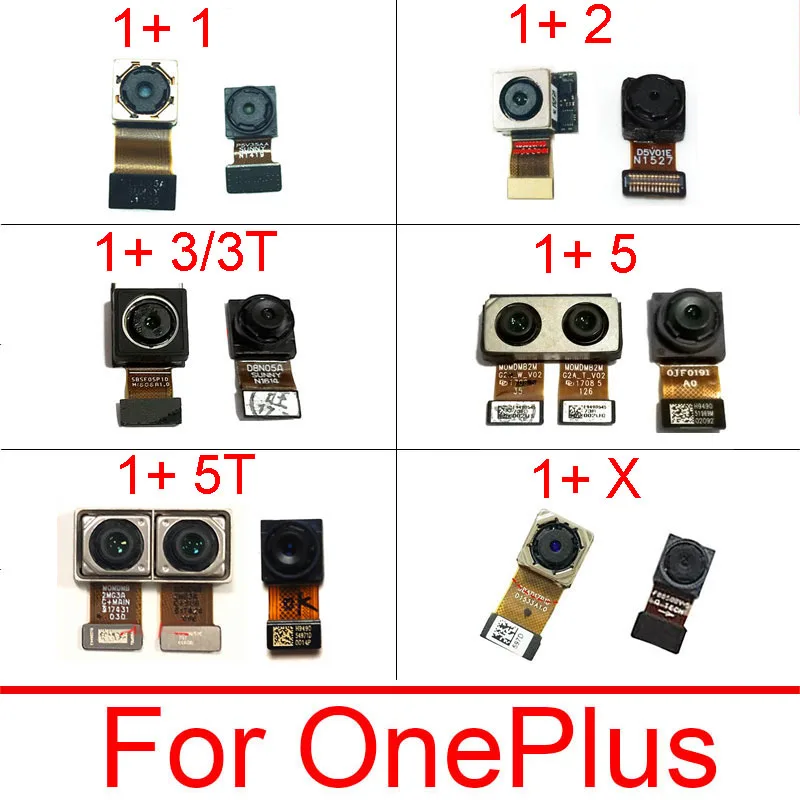 

Модуль основной задней камеры гибкий кабель для Oneplus 1 + 1 2 3 3T 5 5T X фронтальная камера гибкая лента запасные части