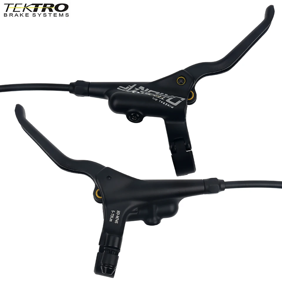 Tektro-マウンテンバイク用油圧ブレーキディスク,4ピストン,hd-m745