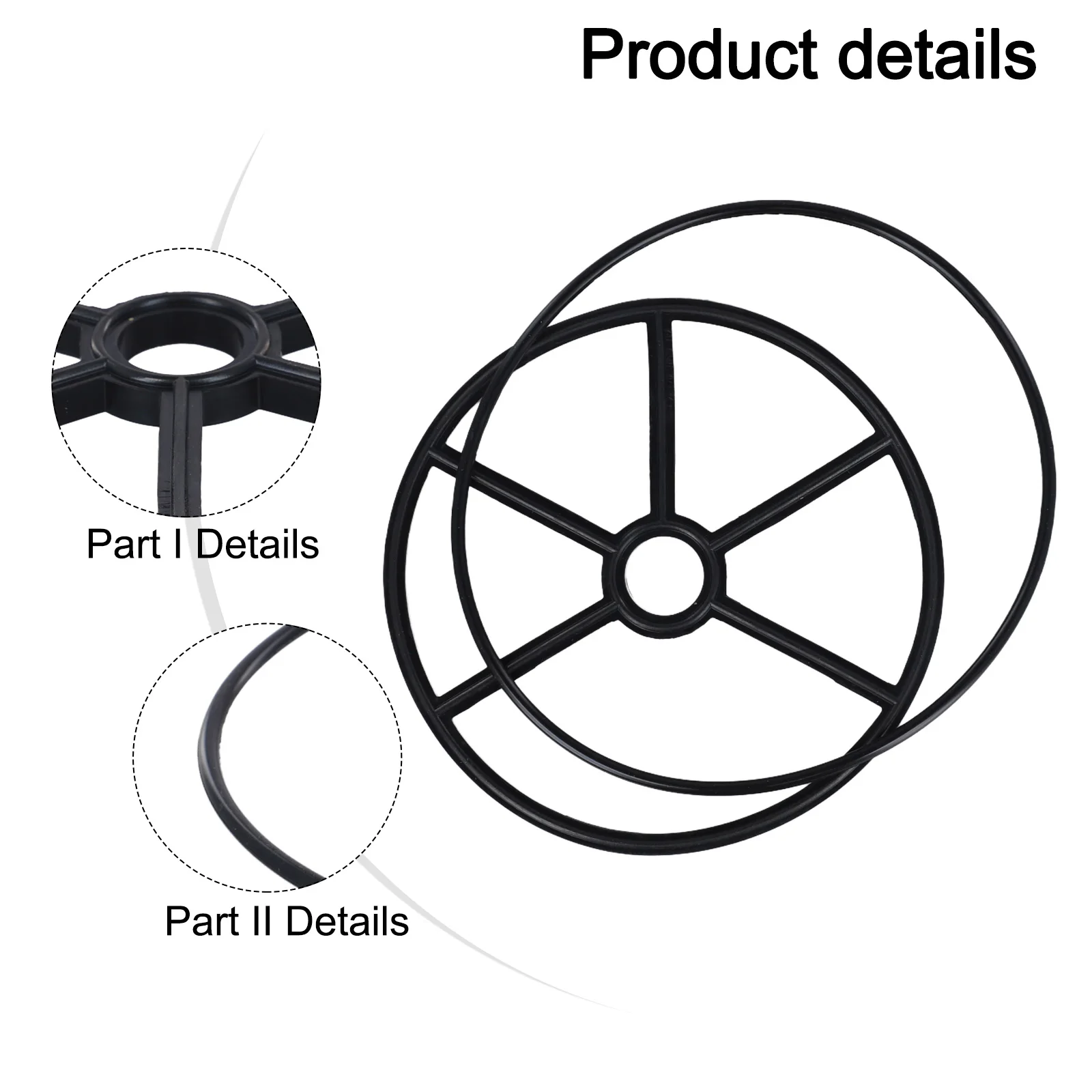 Equipment Repair Gasket Replacement Kit Multi-Port Valve Seal High Performance O-ring Set Gasket O-ring Set 8*6*1cm