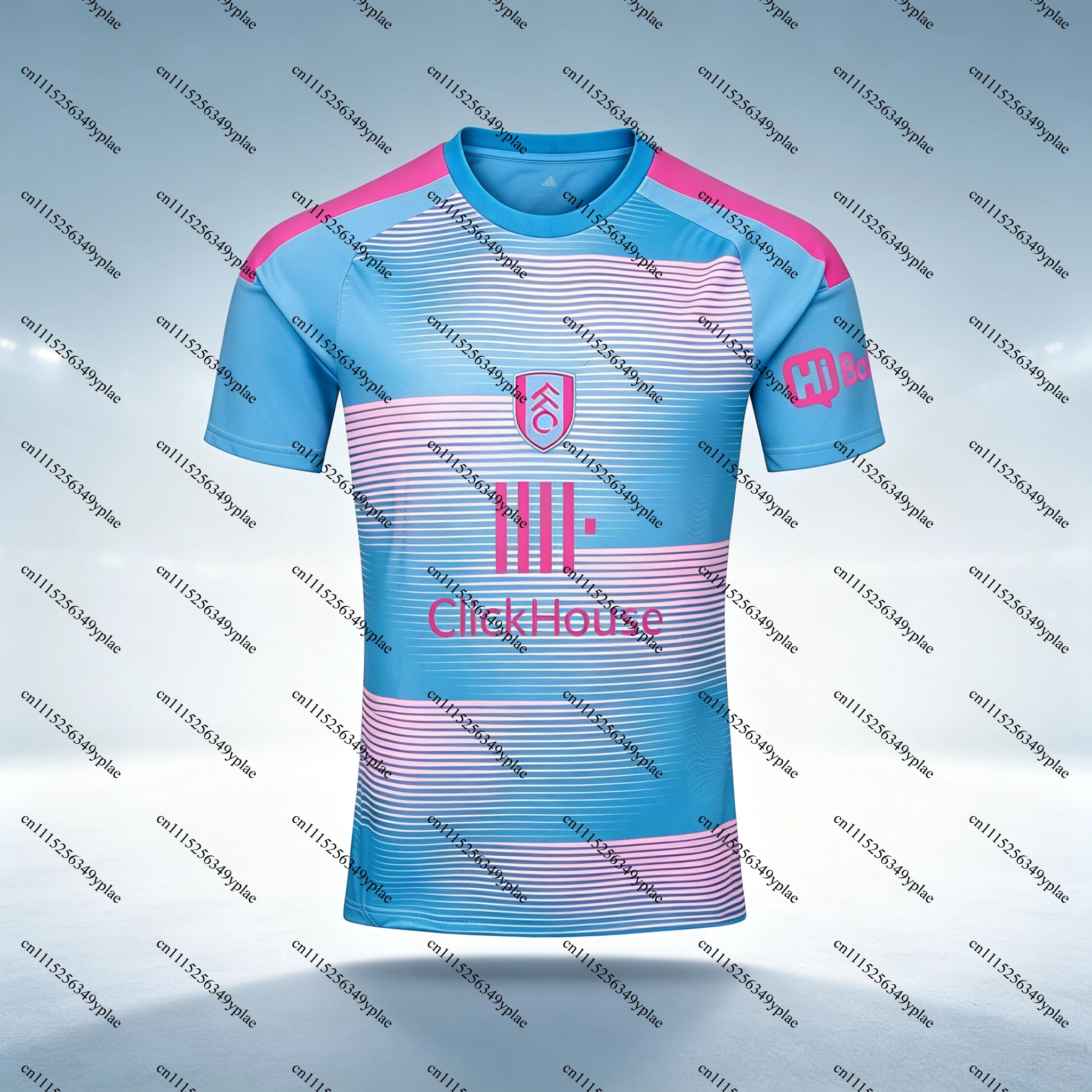 26-27 New Fulham Men's Football Jersey Comfortable and Breathable T-shirt Suitable for Daily and Training Sports Wear