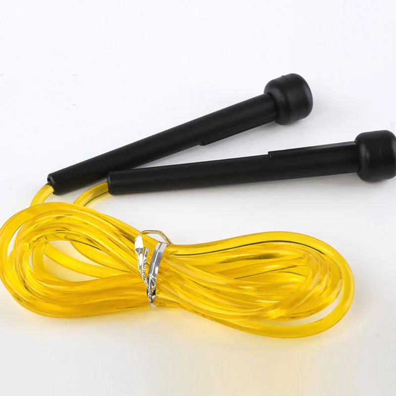 2026 Cheap PVC Speed Jump Rope Plastic Fitness Training Adjustable Fast Speed Skipping Ropepromote sales