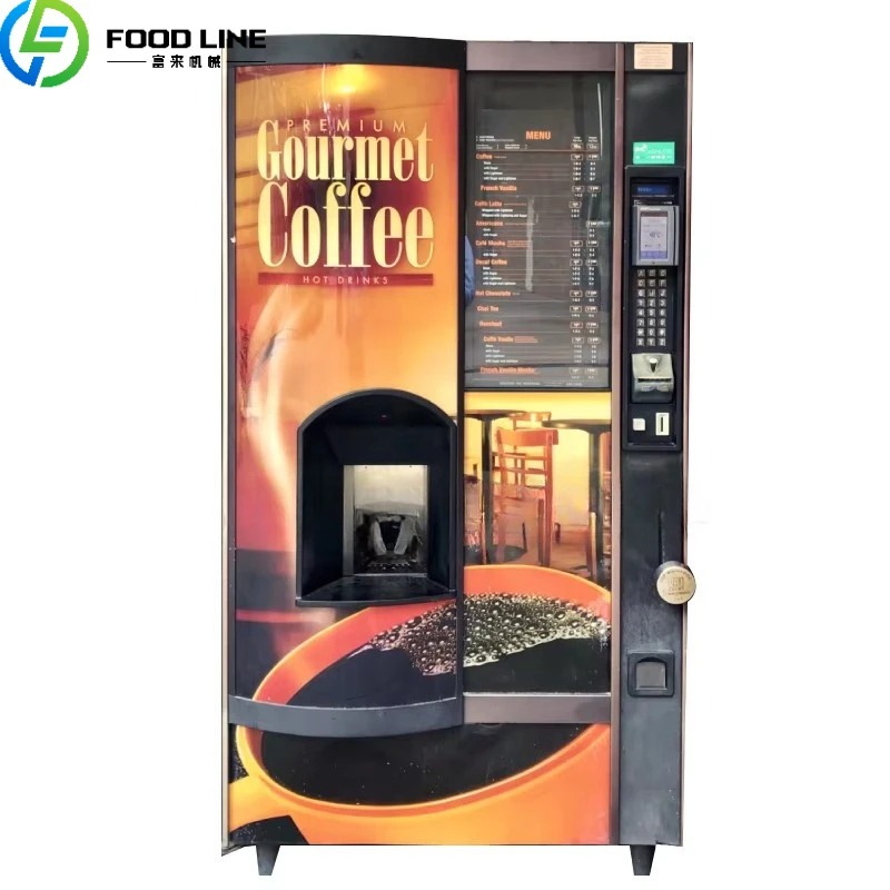 Fully Automatic Coffee Vending Machine Bean Cup Multi-Payment Touch LCD Screen Shopping Mall Use Smart Digital Beverage Machine