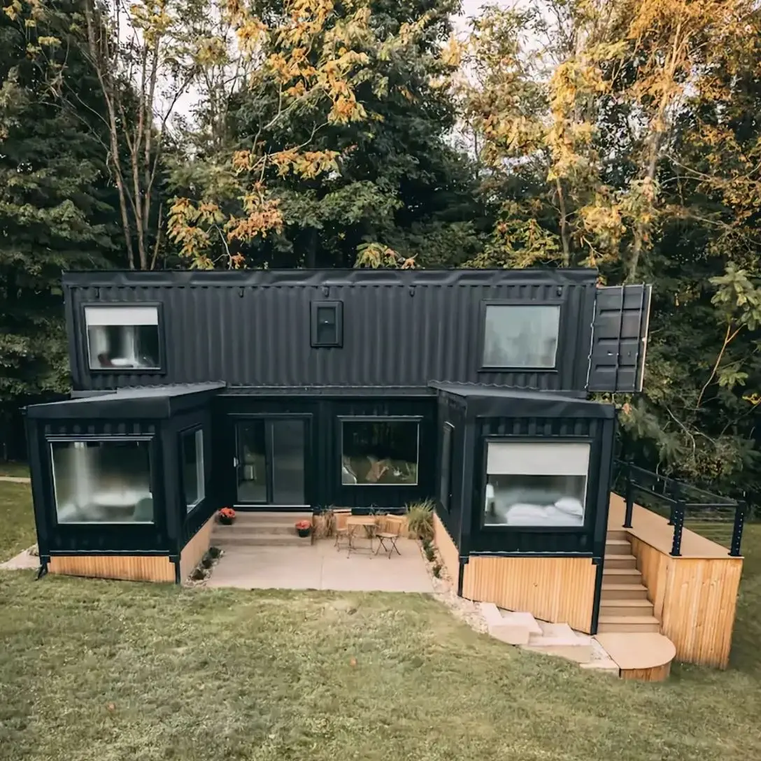 Sunroom Flexible Fast Assembly 20ft30ft40ft human house ready to live real Container economic prefabricated houses