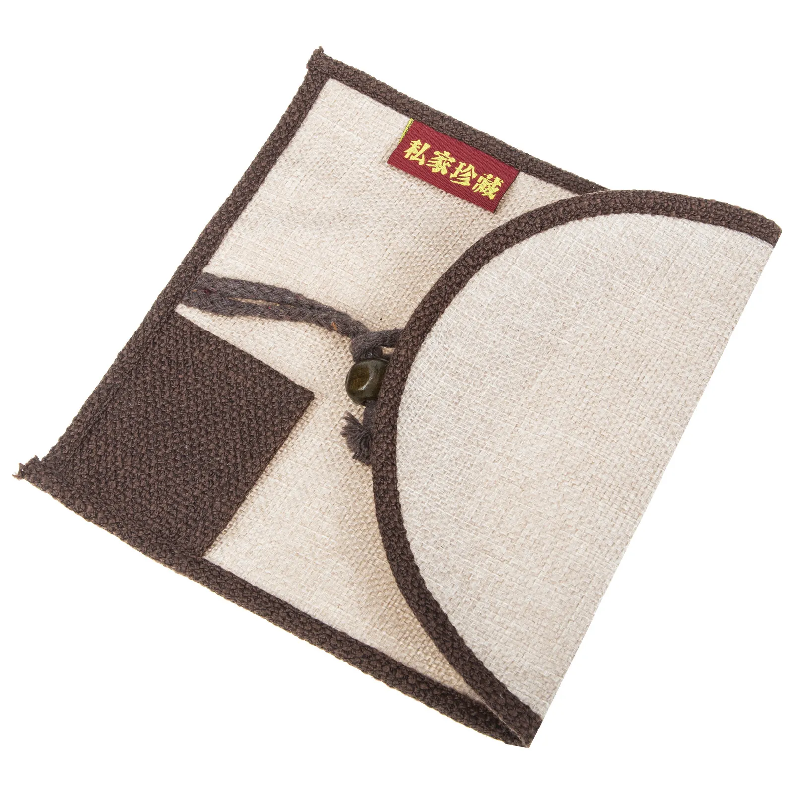 Tea Cake Storage Label Vintage Bags Chinese Pouch Holder Practical Packing Pu'er