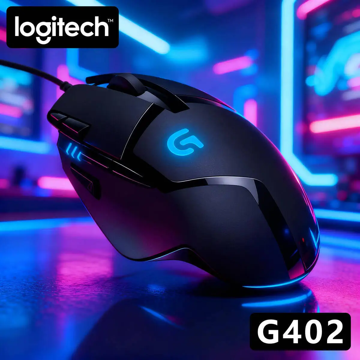 لوجيتك G402 ماوس سلكي لعبة رياضية إلكترونية مخصصة للتحرير كمبيوتر ماكرو سطح المكتب دفتر أكل الدجاج CSGO #1