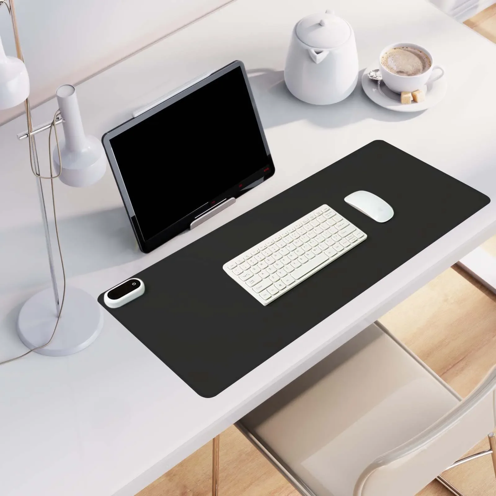 

Heated Desk Pad Multipurpose Electric Heating Pad Electric Warm Desk Pad Gaming Mouse Mat for Desktop Home Office Household