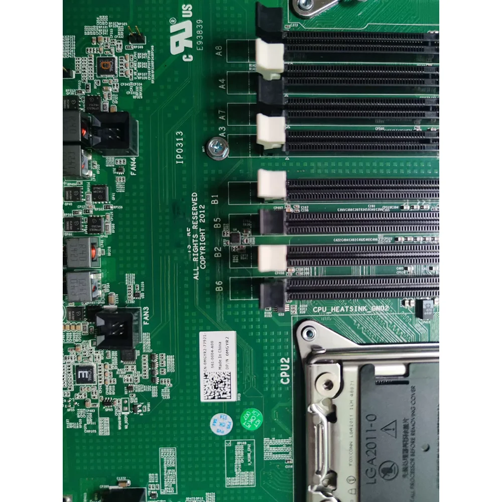 Original Server Motherboard For DELL Precision R7610  2011 C602 X79 MGYR2 2MGJ2 8D9PB 1CMKY Perfect Test Good Quality