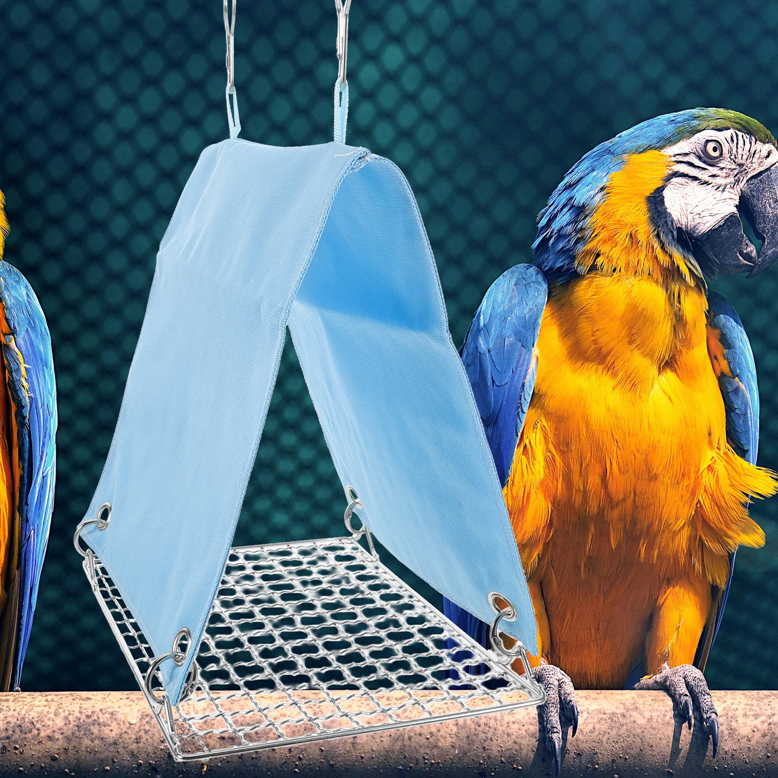 

Parrot Nest Hanging Cage Bed Swing for Birds Cooling Summer Haven Parrot Hammock Bed Safe Comfortable Bird Hammock