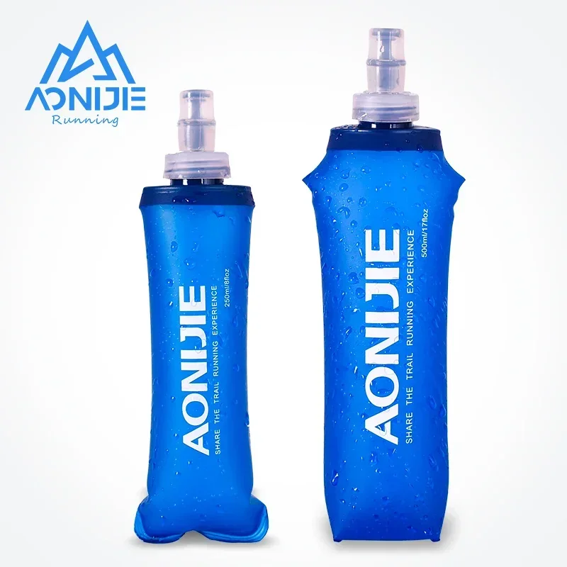 AONIJIE SD09 SD10 250 ml 500 ml weiche Flasche, zusammenklappbar, faltbar, TPU-frei, zum Laufen, Trinkrucksack, Hüfttasche, Weste