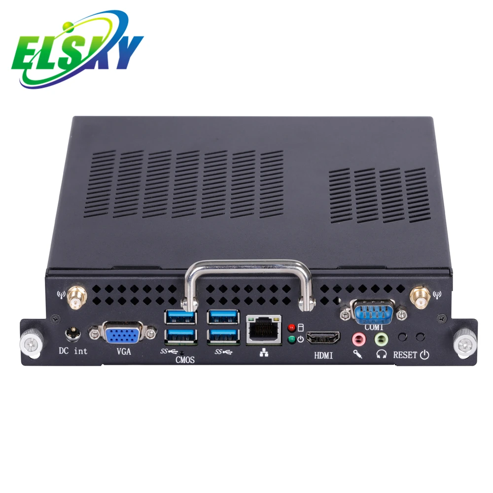 

2 Hot Sale OPS-C Standard OPS Mini PC 4K@60Hz H310 Chipset I7 9700 Six Core 3.0G 19V 6.3A for Office School Whiteboard