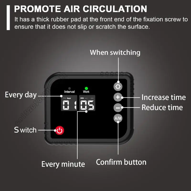 مروحة تبريد للحيوانات الأليفة موفرة للطاقة مع مؤقت ومروحة دفيئة للقطط والكلاب والدواجن أداة تهوية عملية هادئة 4XFB