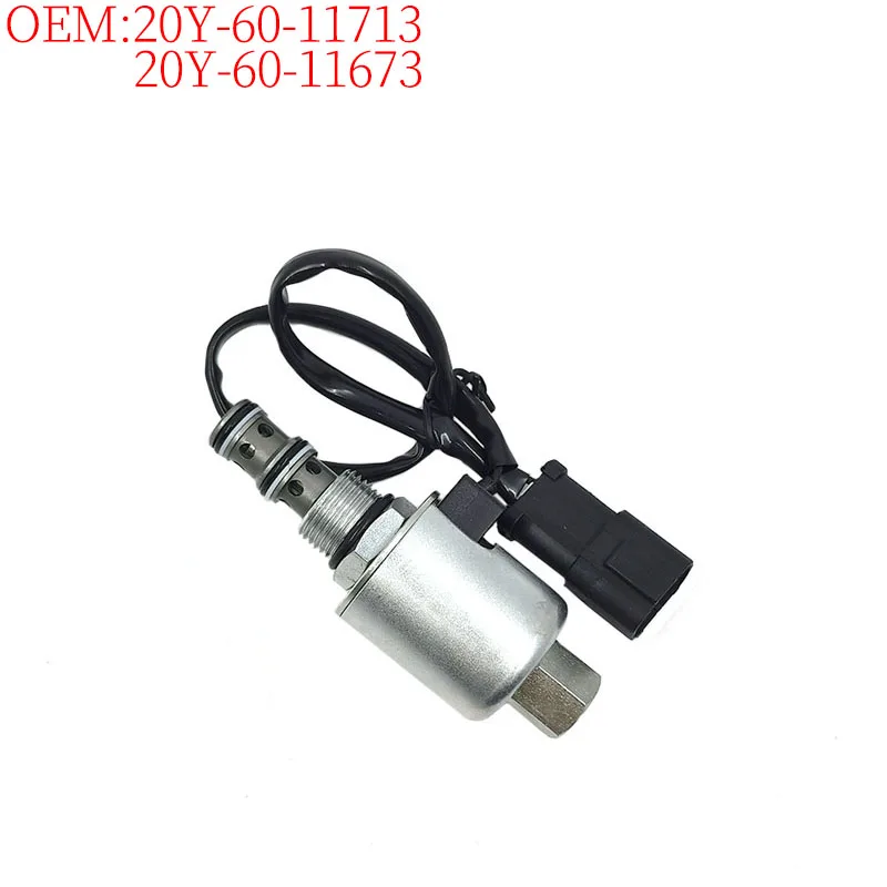 

Excavator Accessories Suitable for Komatsu PC200-5 6D95 Rotating Solenoid Valve 20Y-60-11713 20Y-60-11673 High Quality Brand New