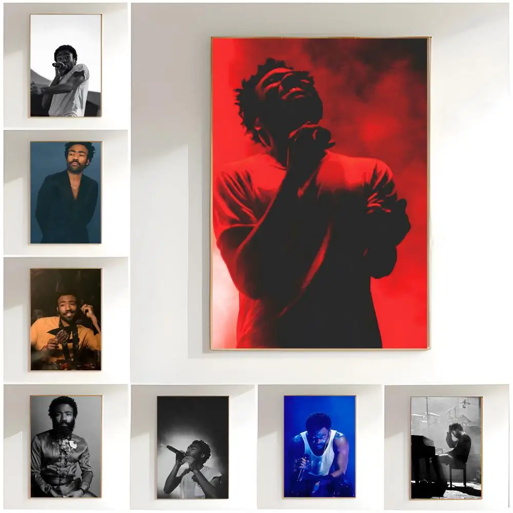 alt singer c-childish gambino Poster Classic Wall Art  Home Decor  Peel and Stick Unframed