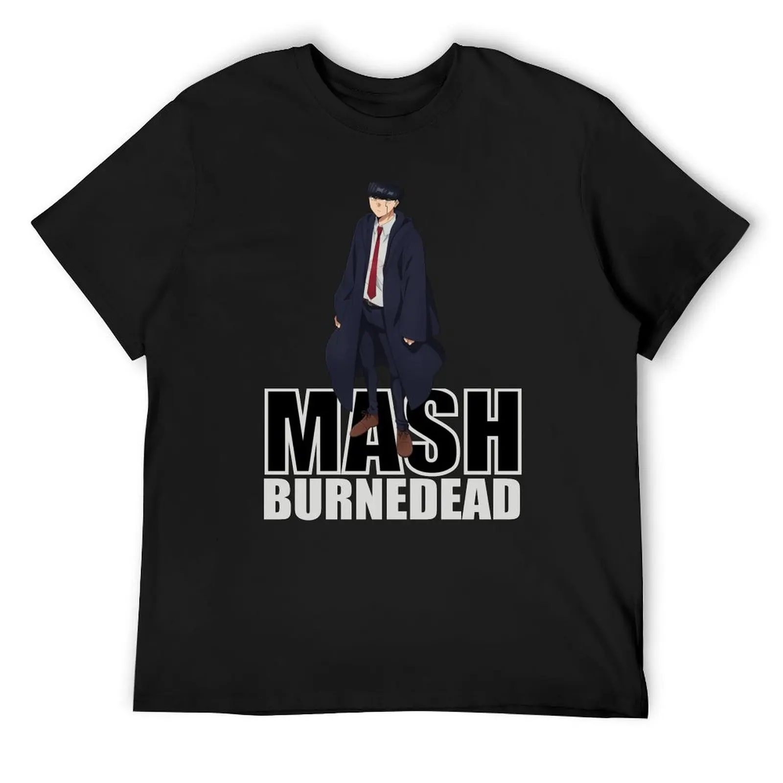 Mashle - Mash Burnedead T-Shirt vintage graphic tee man clothes shirts graphic tees designer shirts black t shirts for men