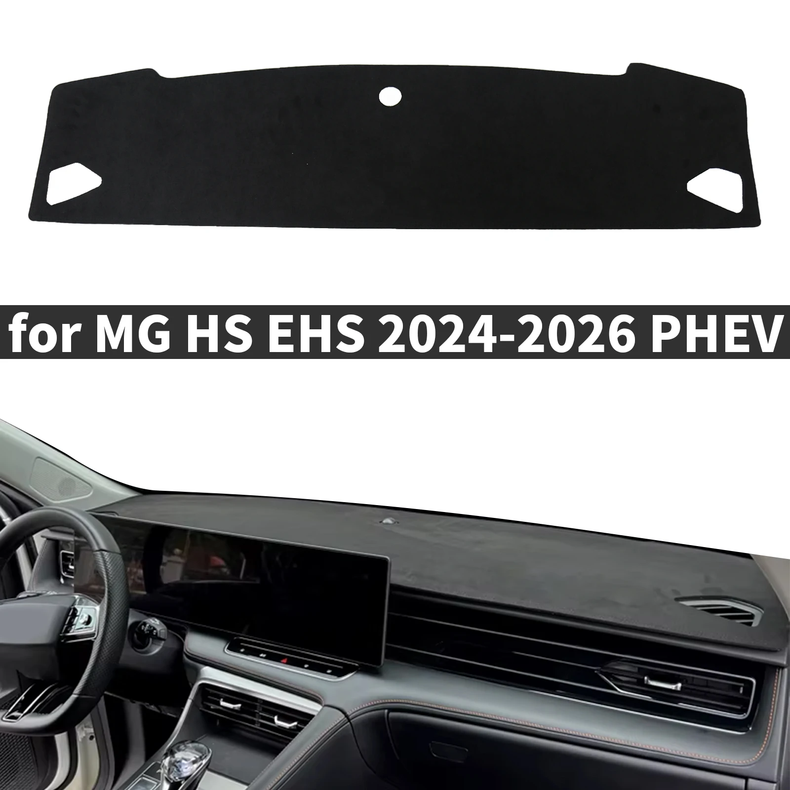 

fit for MG HS EHS 2024 2025 2026 PHEV Car Dashboard Cover Mat Sunshade Anti‑Slip Anti‑UV Dash Cover Interior Accessories