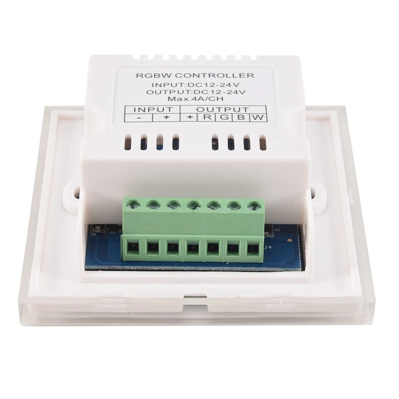 APPLIA-DC12V-24V RGB / RGBW Wall Mounted Touch Panel Controller Glass Panel Dimmer Switch Controller For LED Strips Lamp