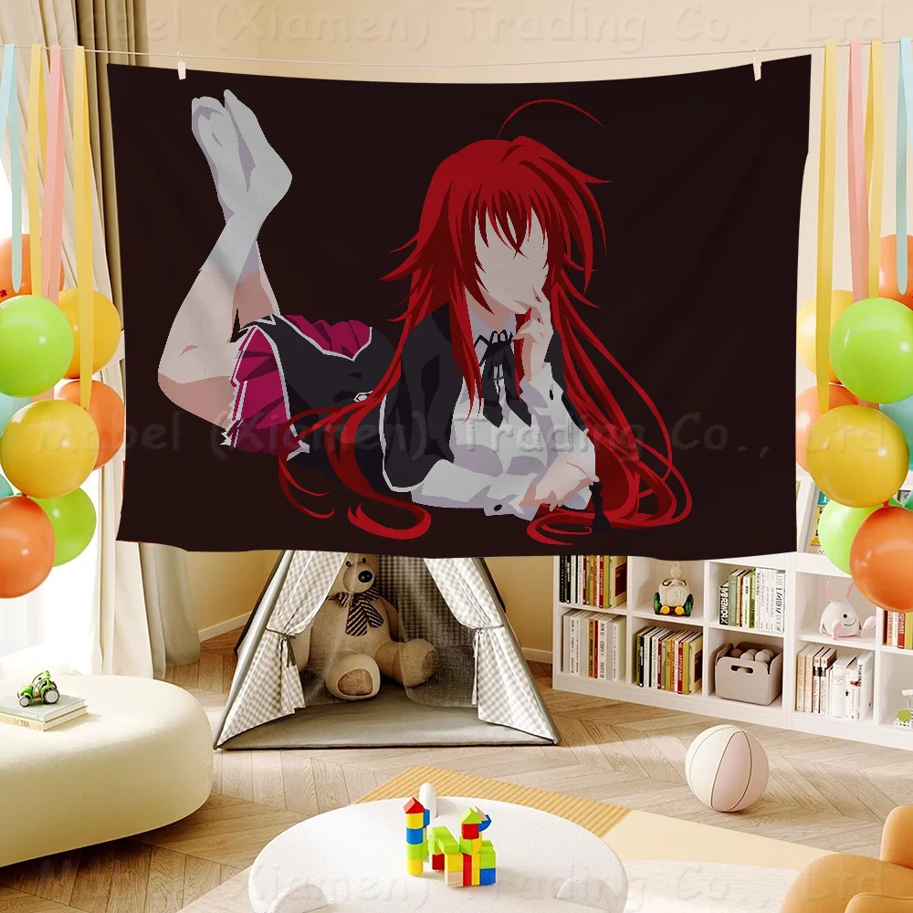 High School DxD Printed Large Flag Art Science Fiction Room Home Decor Decor Banner