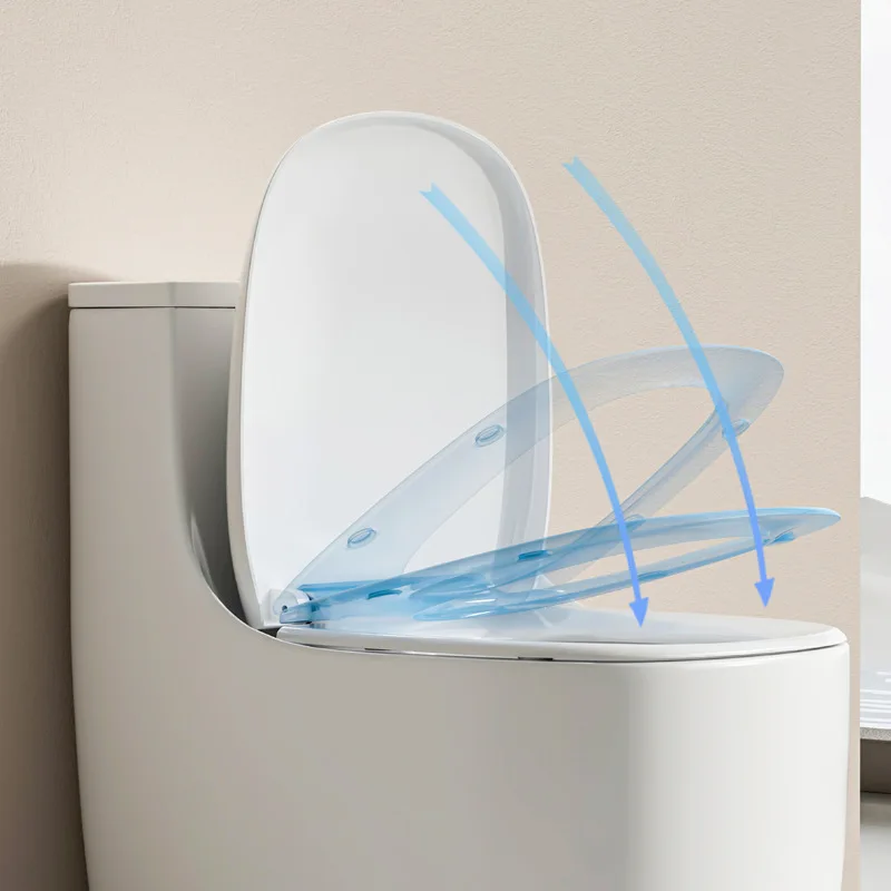 Siphon Toilet Large Impulse Small Apartment Household Toilet  Pumping Water Saving