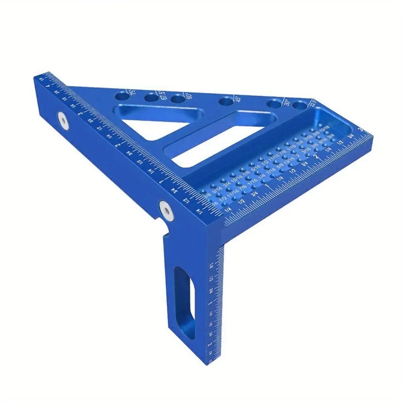 【Hot Cake】Versatile Aluminum Woodworking Square 90 Degree Protractor Simple Operate For Accurate Angles Measurements