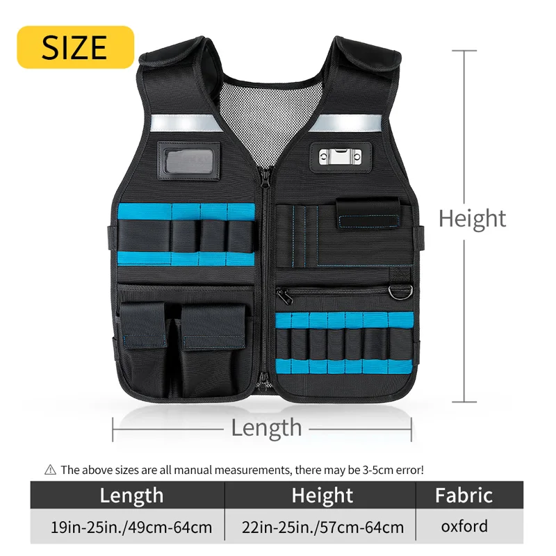 Tool Vest, Tool Vest Electrician, Tool Vest for Carpenters, Tool Vest for Men, Tool Vest for Handyman, Work Tool Vest