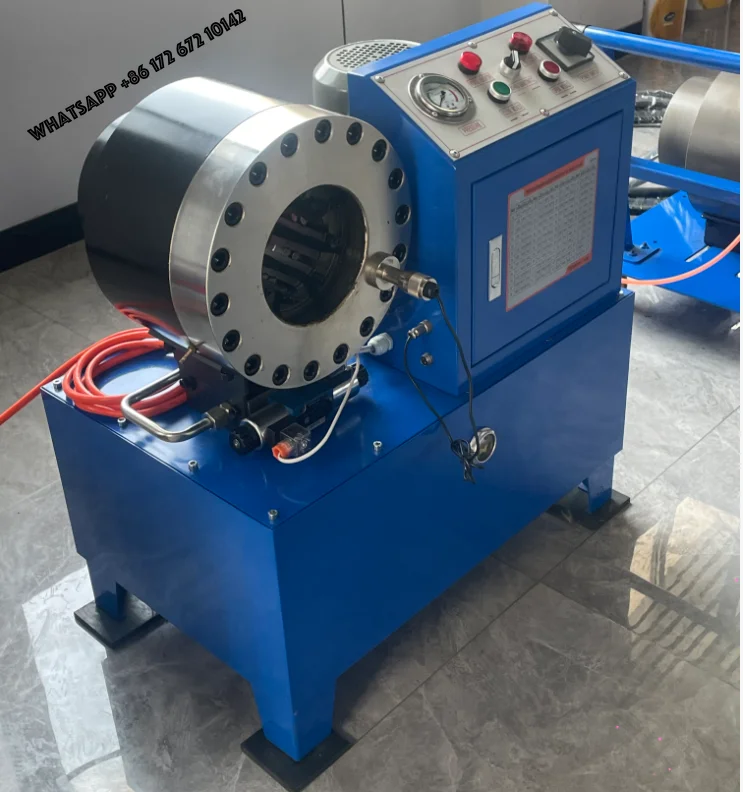Overseas Bestseller, 1/4 to 2 Inch, 6-51mm High-Precision Hose Crimping Machine, Hydraulic Hose Sealing Machine