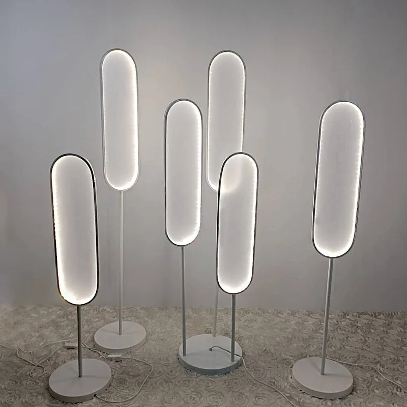 

OULALA Modern LED White Elegant Lighting Stands for Wedding Walkway Decor Series Lights for Wedding Decorations