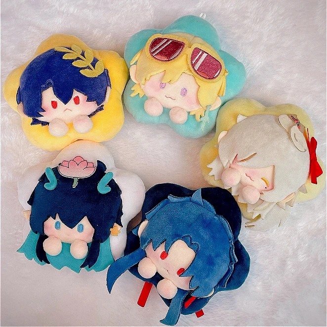 

Anime Honkai: Star Rail Dan Heng Imbibitor Lunae Blade Aventurine Dr. Ratio Jing Yuan Cosplay Fluffy Dolls Pendant Mascot Gift