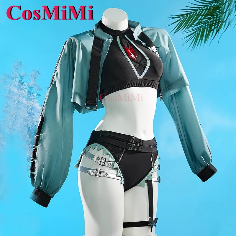CosMiMi jeu Zenless Zone zéro Jane Doe Cosplay Costumes doux astucieux maillot de bain été bord de mer maillots de bain natation tenue de fête S-XL