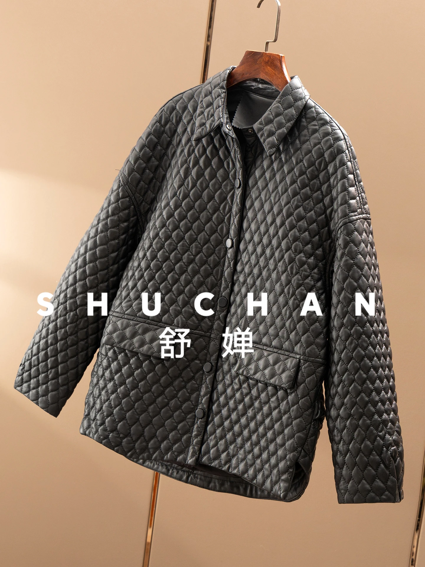 Рисунок 3 - Легко окрашенная стеганая кожаная куртка из овчины