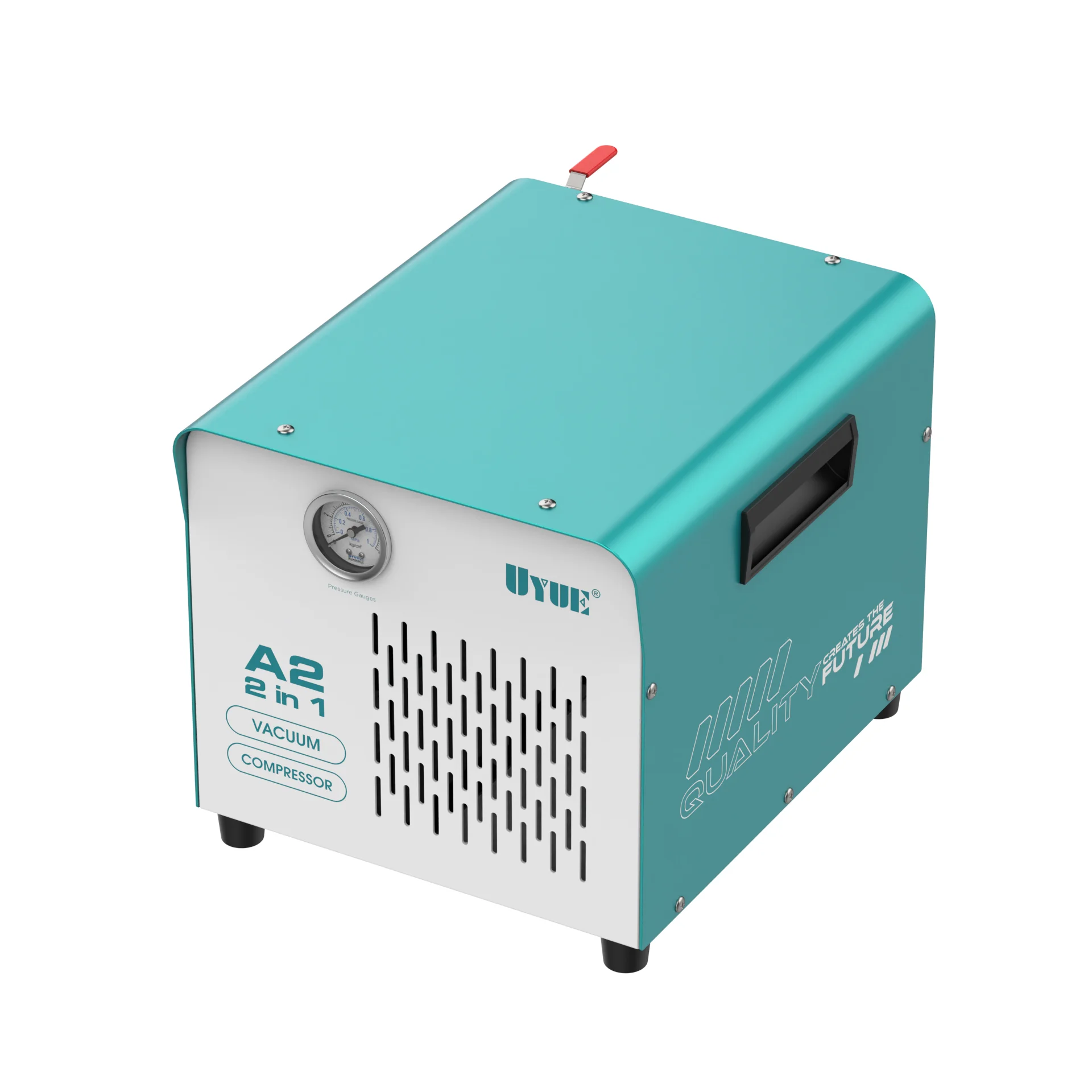 UYUE A2 スマートフォン画面修理ツール 600W 真空ポンプコンプレッサー OLEDラミネーション脱泡用 110V/220V