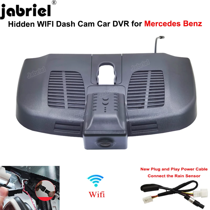 Jabriel 1080P Plug and Play Car DVR for Mercedes Benz V Class w447 v200d v220d v250 v250d v300d EQV METRIS Marco Polo 2014-2021