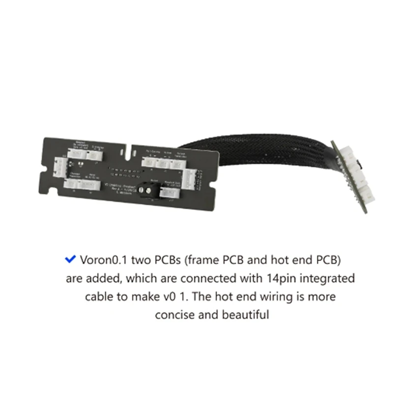 Voron0.1 UMBILICAL PCB Afterburner Toolhead Frame Board Replacement Parts For 3D Printer Voron 0.1 From Timothy Abraham