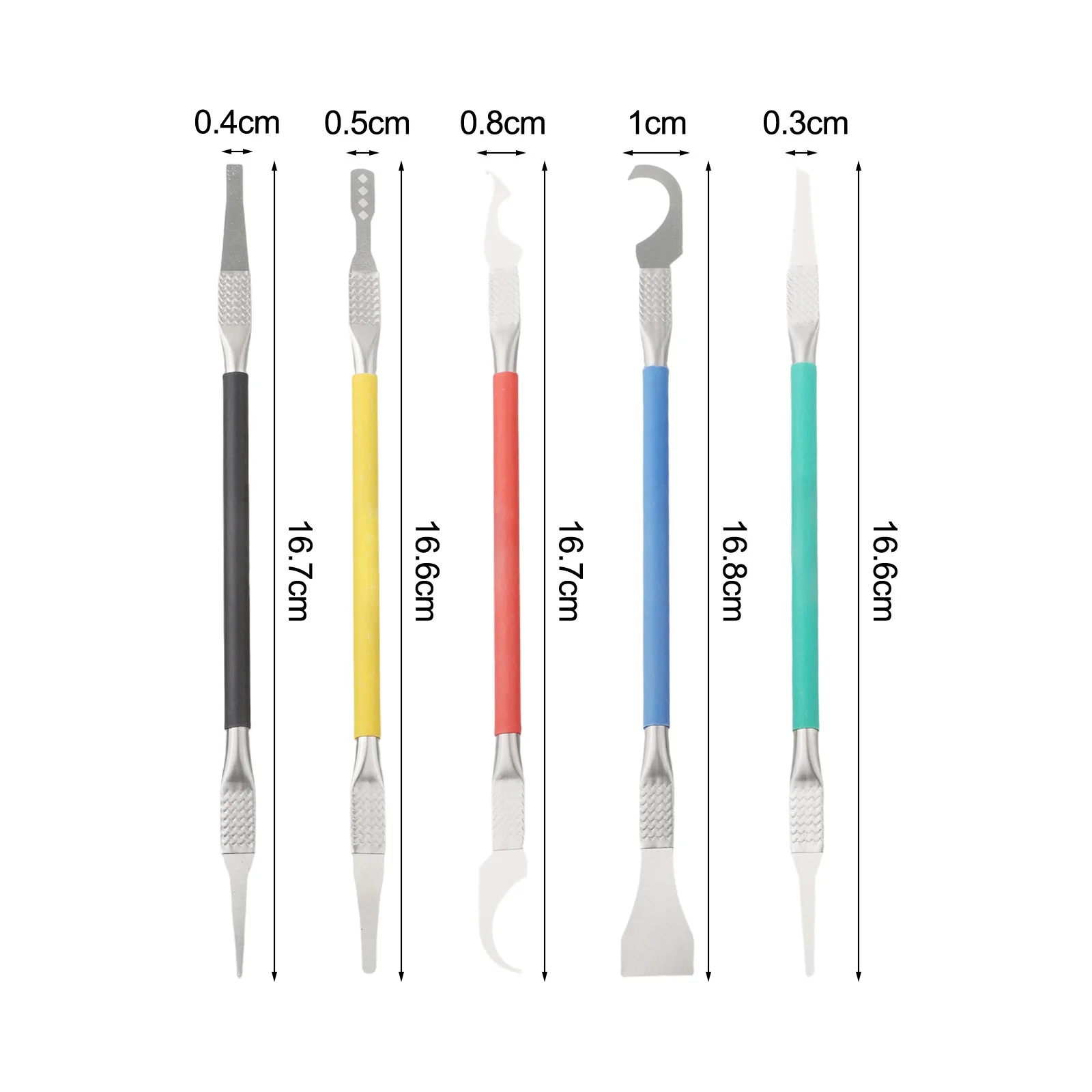 

5 In 1 IC Chip Repair Thin Blade Remover Maintenance Knives Remove Glue Disassemble Phone PC Rework Processor Tools