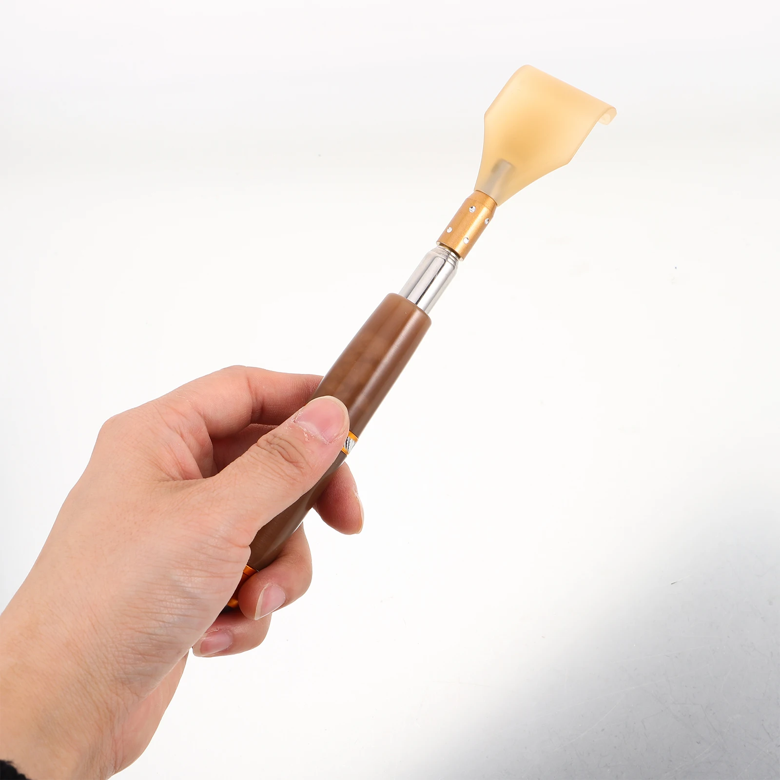 

Telescopic Back Scratcher Extendable Plastic Itch Reliever Ergonomic Handle Smooth Finish Portable Body Scratching Tool For