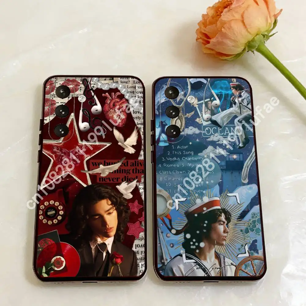 

C-Conan Gray Wishbone Phone Case for Samsung Galaxy A73 72 71 70 A53 52 41 40 A32 31 30 Note20 Note10 Note9