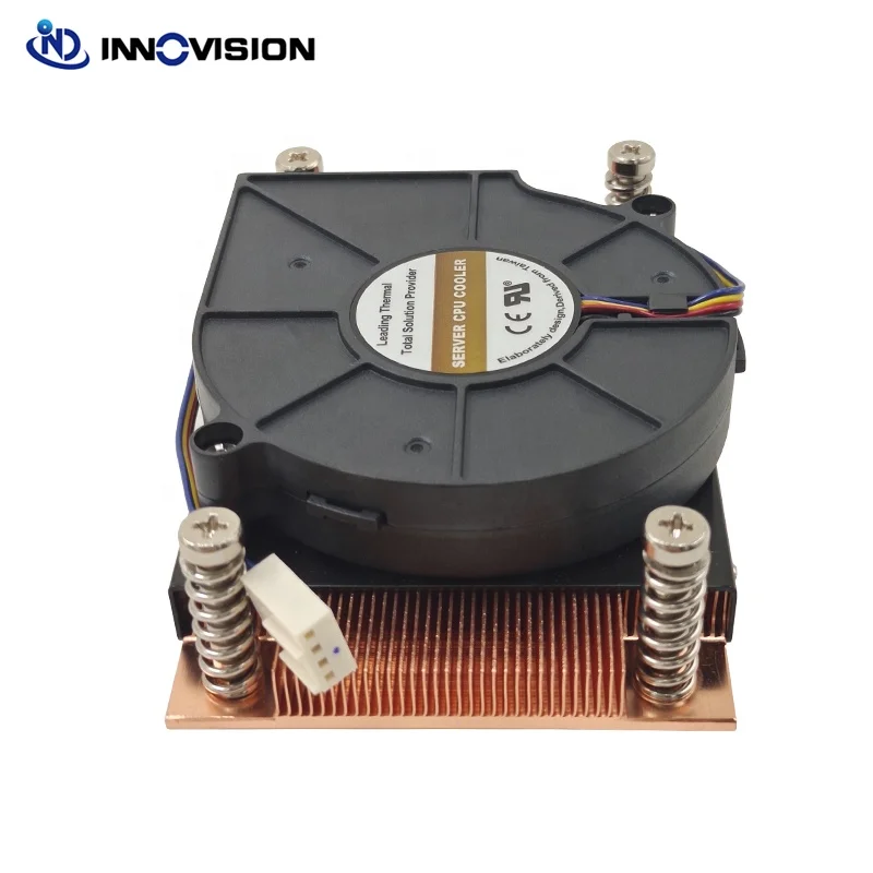 New Cooper Heatsink for AMD Processor AM4 AM5 1U Cpu Cooler TDP95W for 1U Server 27mm Height 1UA27